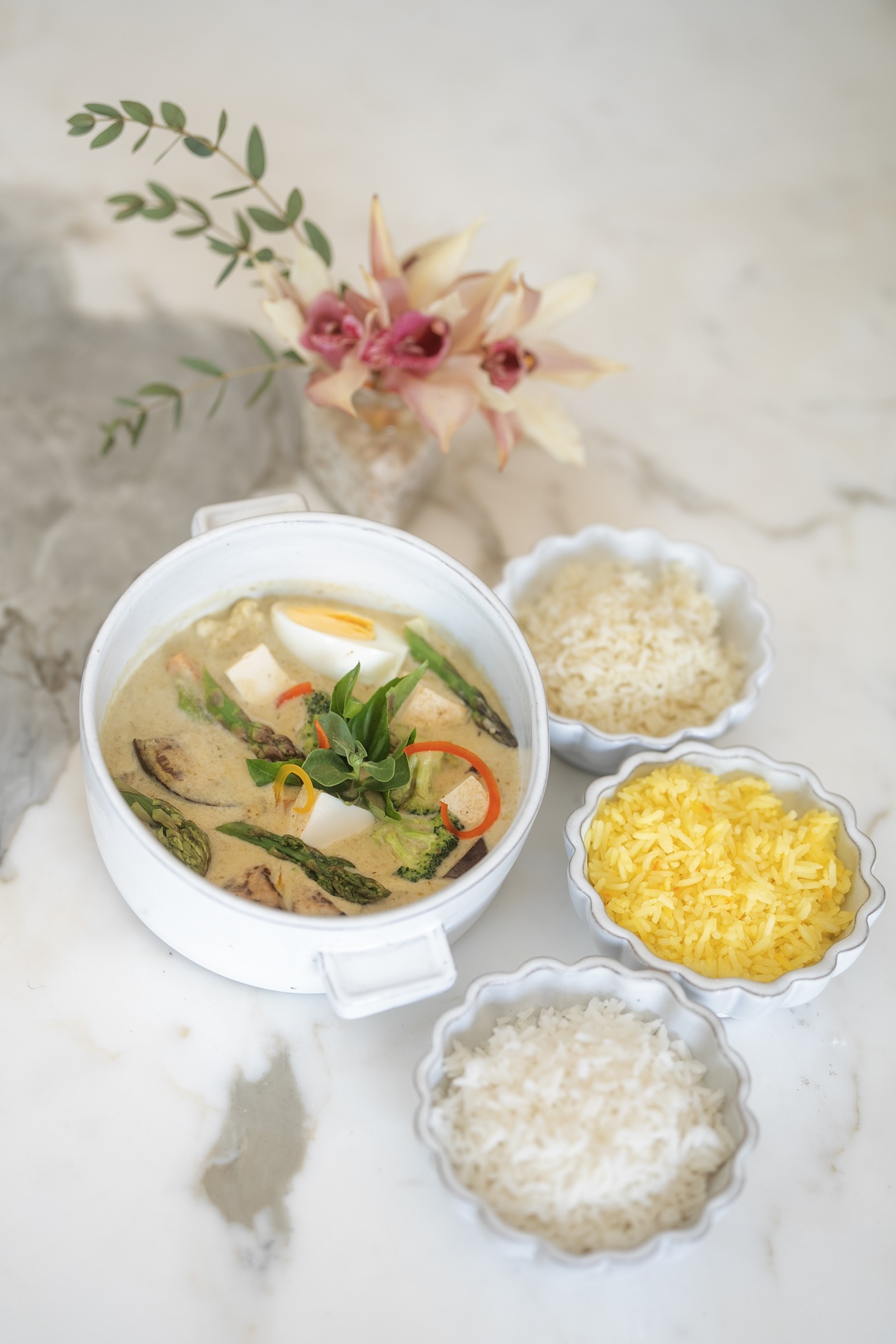 Sopa con especias del restaurante Saffron en Puebla